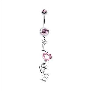 Love belly ring
